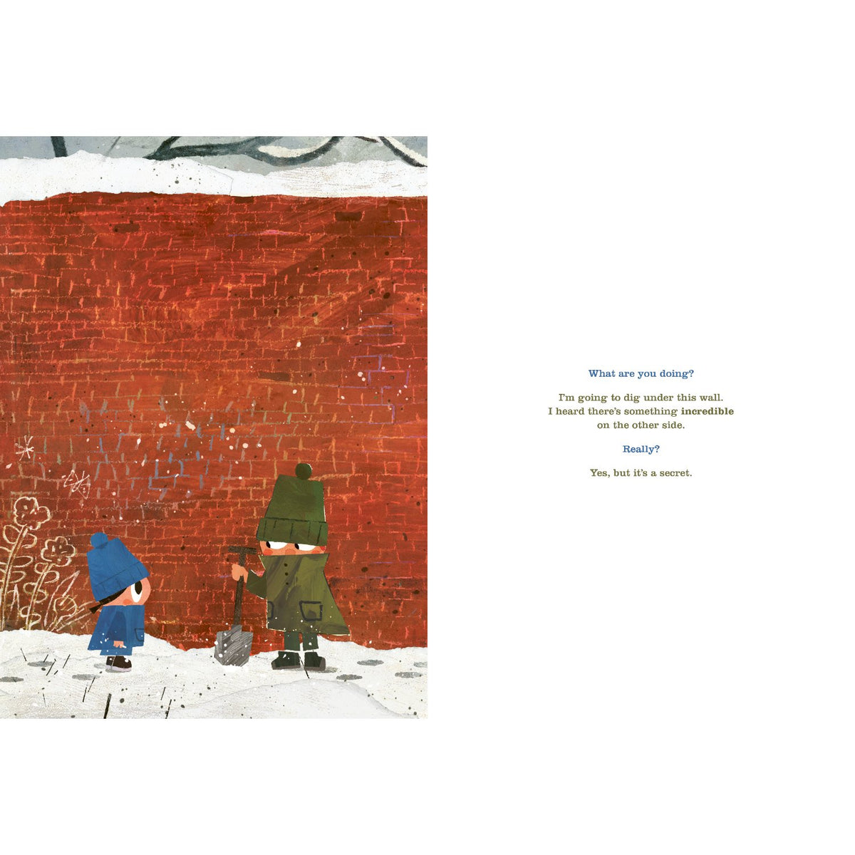 Sample pages (2) from 'Incredible Other Side' by Andrew J Ross - preschool paperback