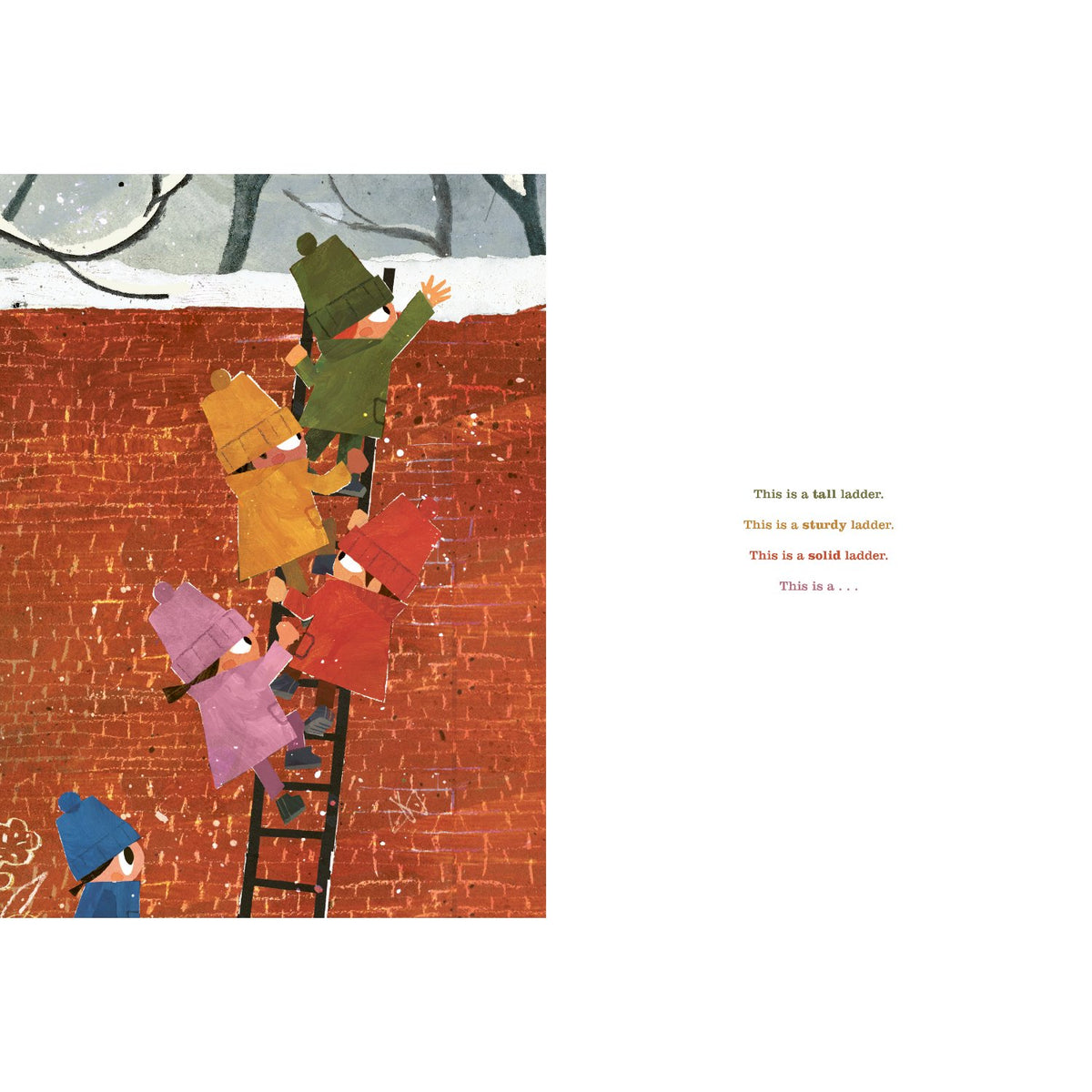 Sample pages (3) from 'Incredible Other Side' by Andrew J Ross - preschool paperback
