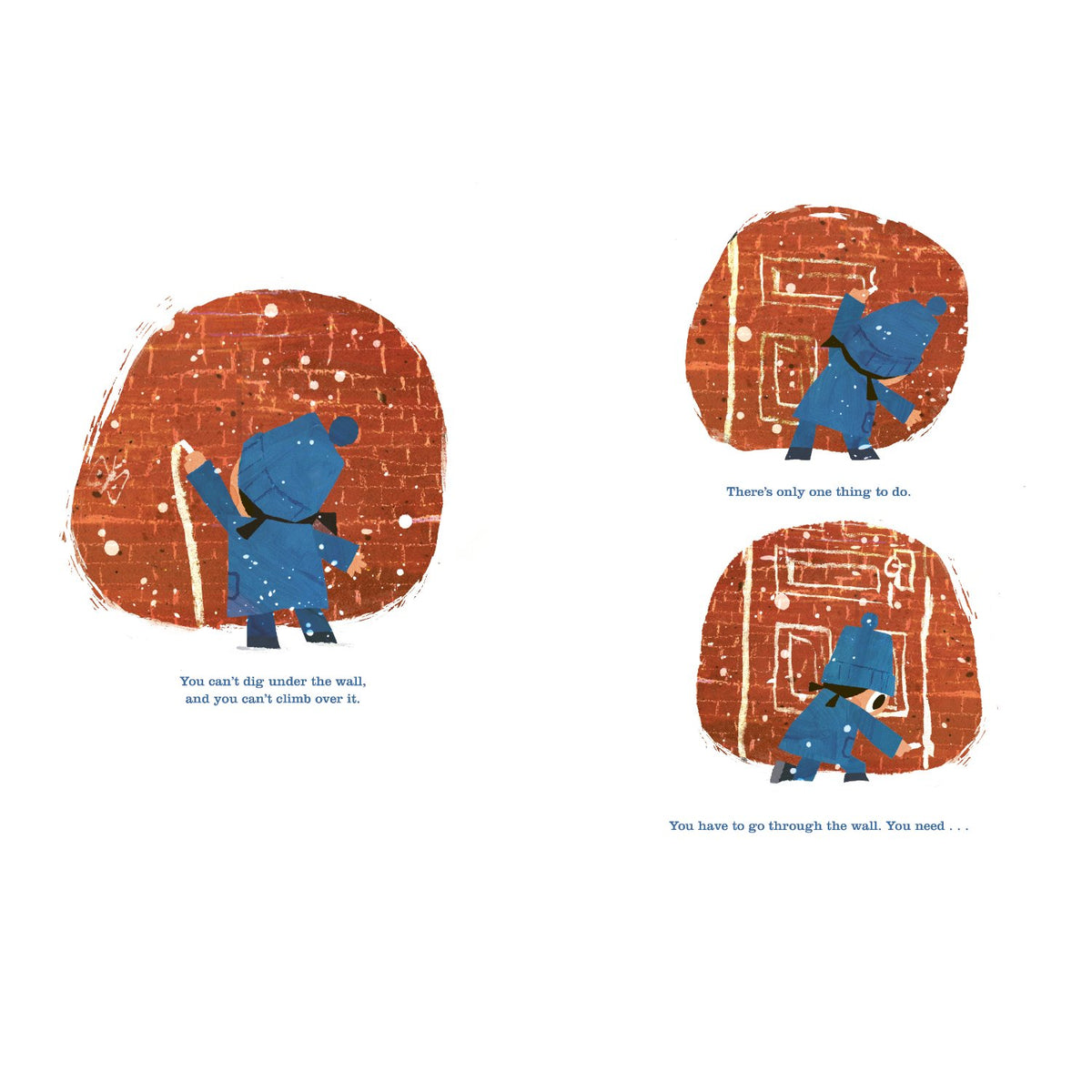Sample pages (5) from 'Incredible Other Side' by Andrew J Ross - preschool paperback