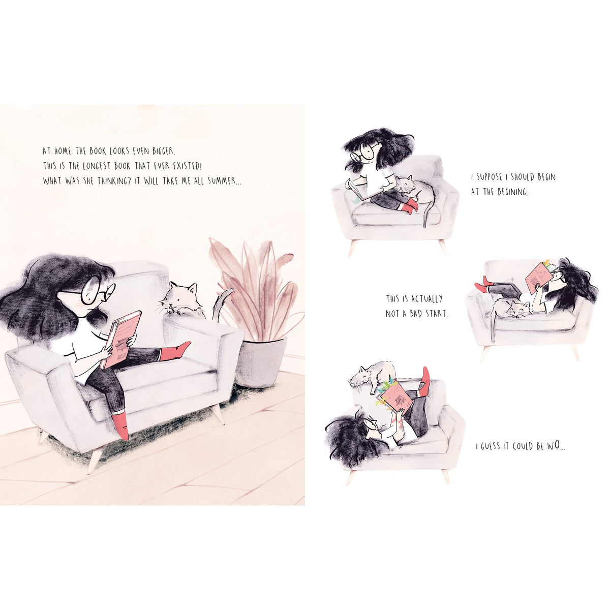 Sample pages (3) from 'I Love Books' by Mariajo Ilustrajo - preschool paperback