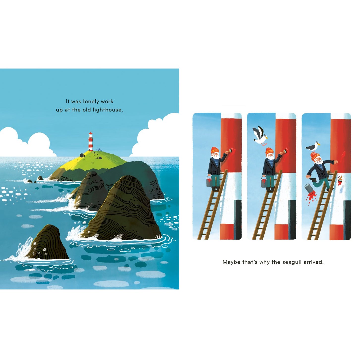 Cliff - The Man with a Seagull on his Head | Paperback | Children's Story Book