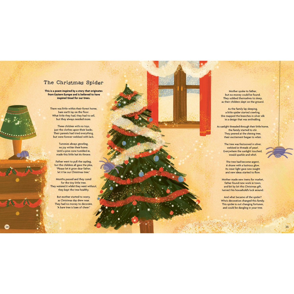 Sample pages (6) from 'Christmas Full of Poetry' by Joseph  Coelho, Viola Wang and others - preschool hardcover