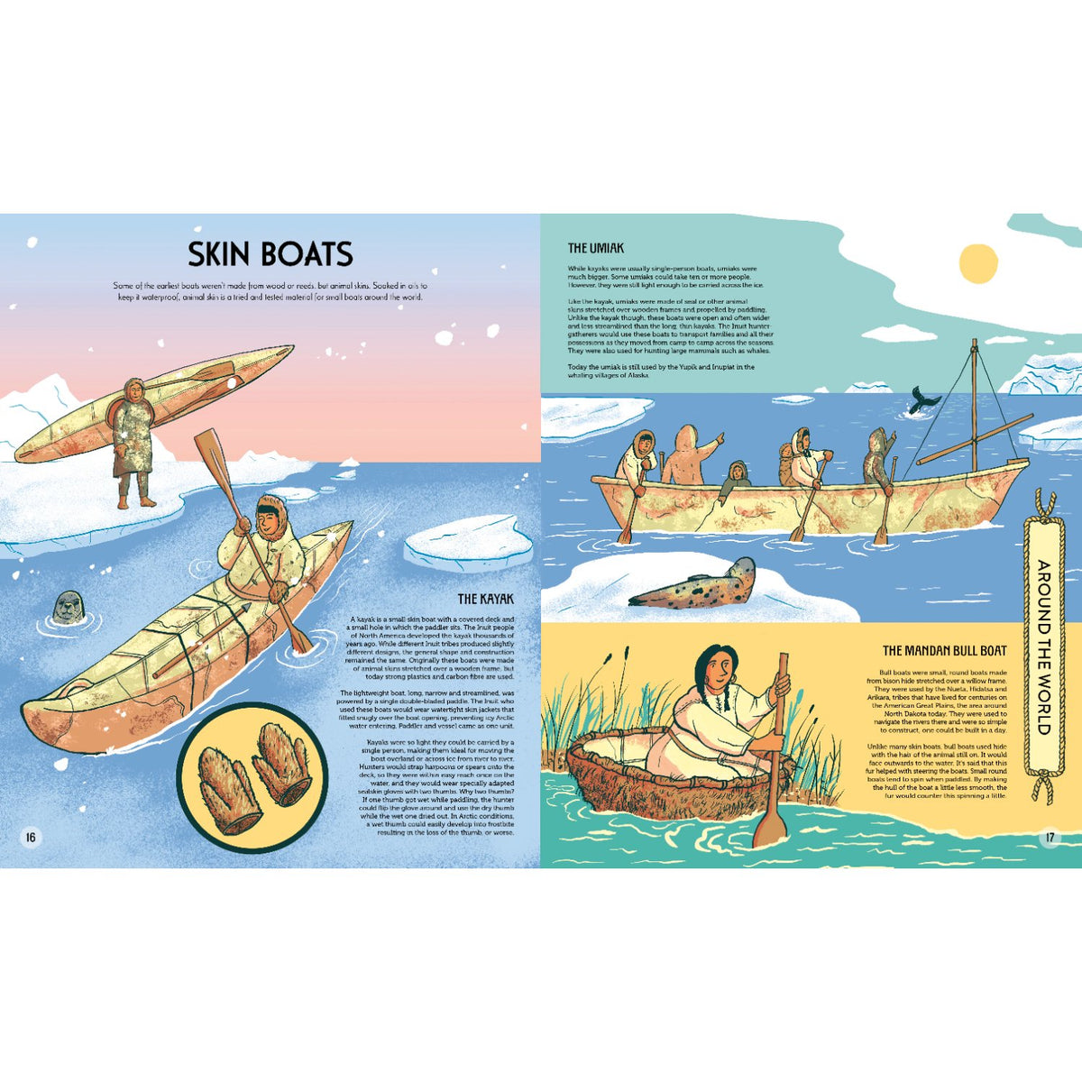 Sample pages (3) from 'On Board' by Tom Adams and Tom Jay - children's hardcover