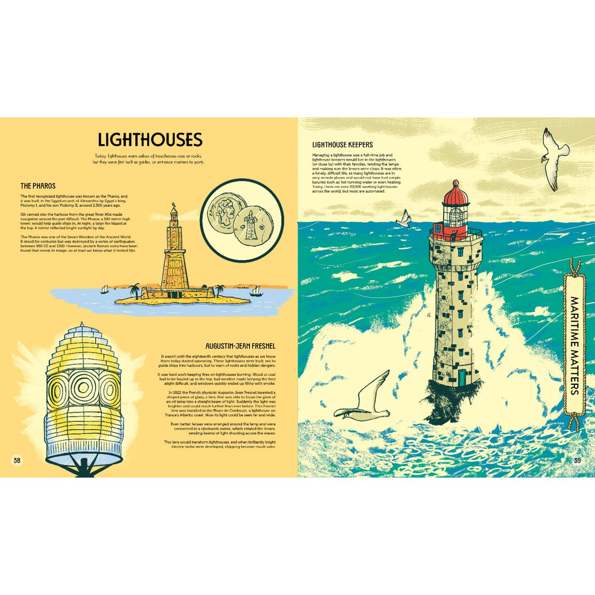 Sample pages (4) from 'On Board' by Tom Adams and Tom Jay - children's hardcover