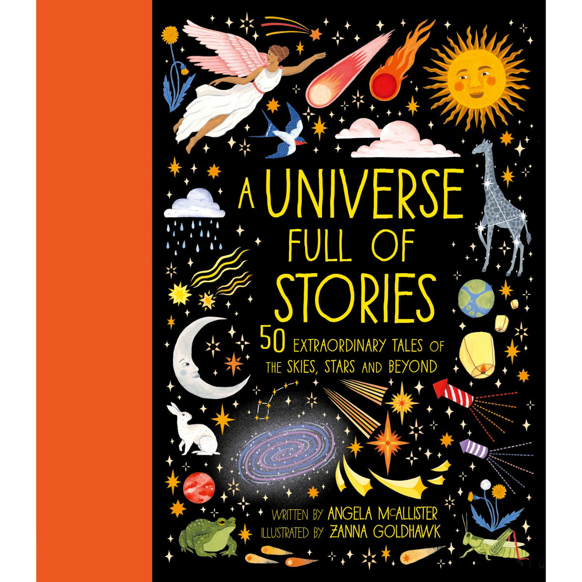 Preschool hardcover cover: 'Universe Full of Stories' by Angela McAllister and Zanna Goldhawk