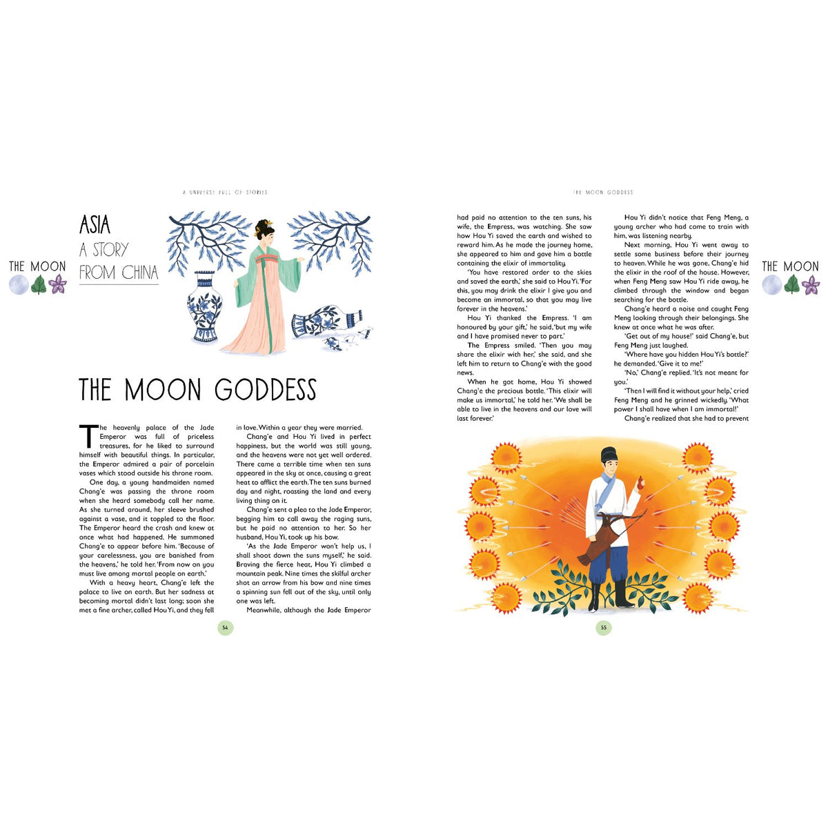 Sample pages (5) from 'Universe Full of Stories' by Angela McAllister and Zanna Goldhawk - preschool hardcover