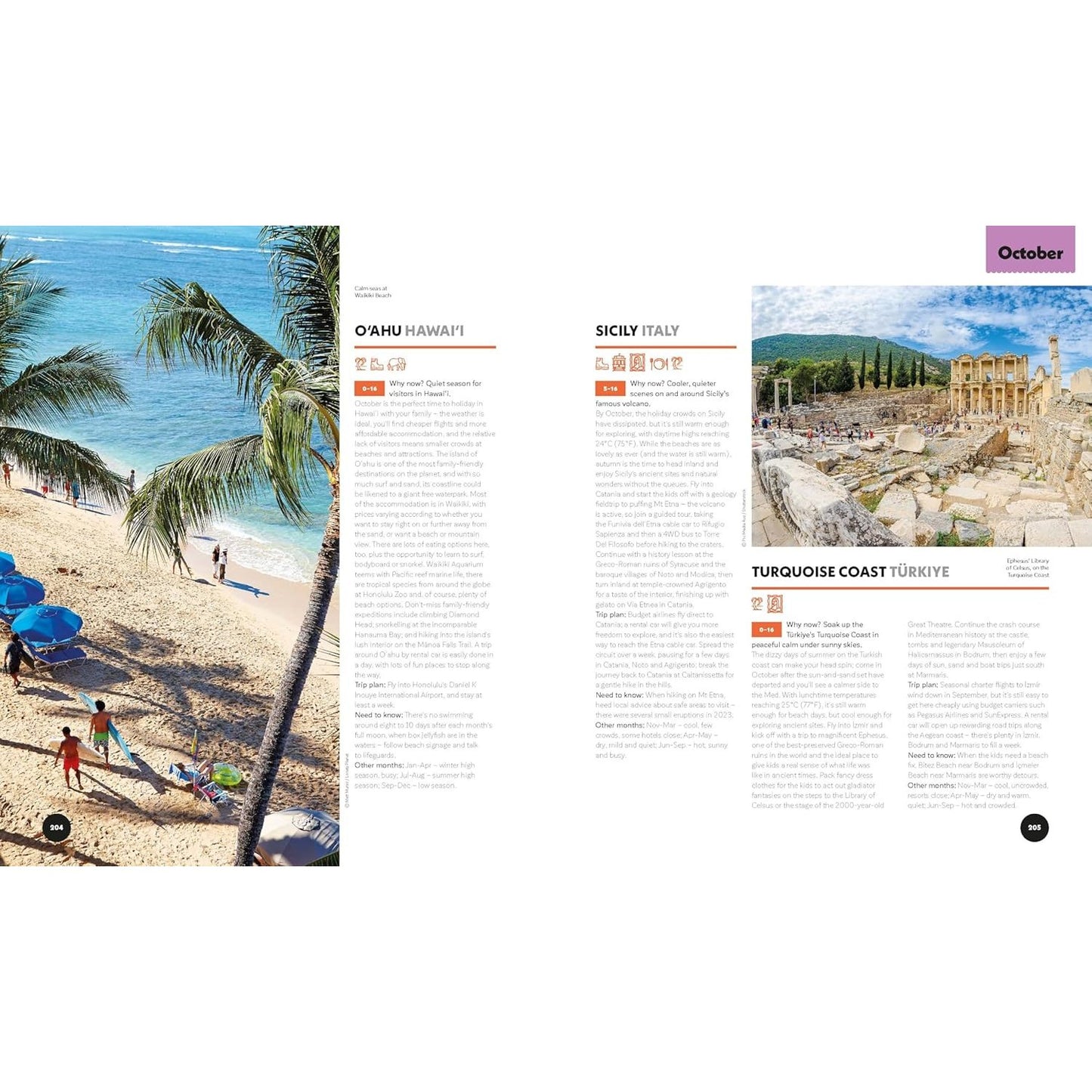 Lonely Planet Where To Go When With Kids | Hardcover | Book on Travel