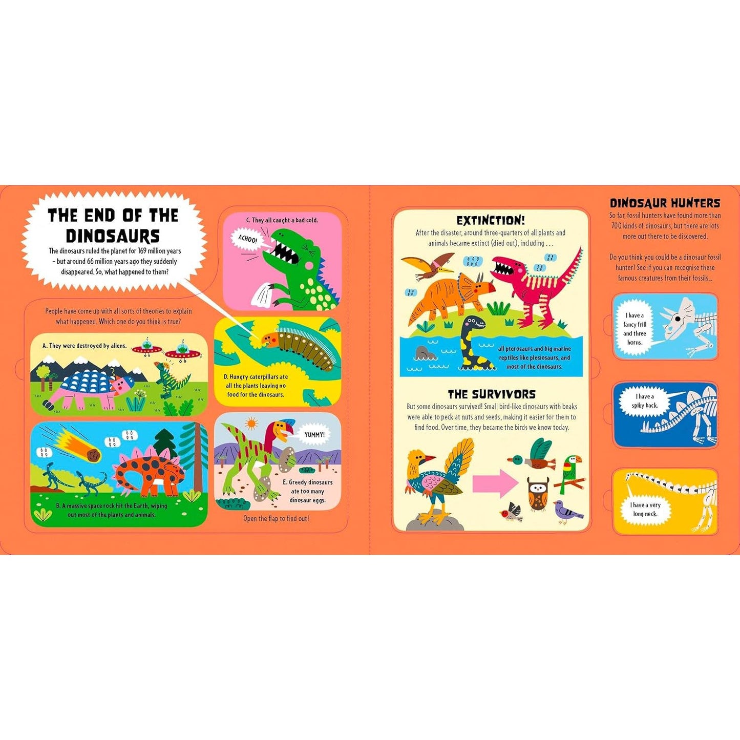 Lonely Planet Kids My First Lift-the-Flap Dinosaur Atlas - Contains Over 50 Flaps to Lift | Hardcover | Children's Book