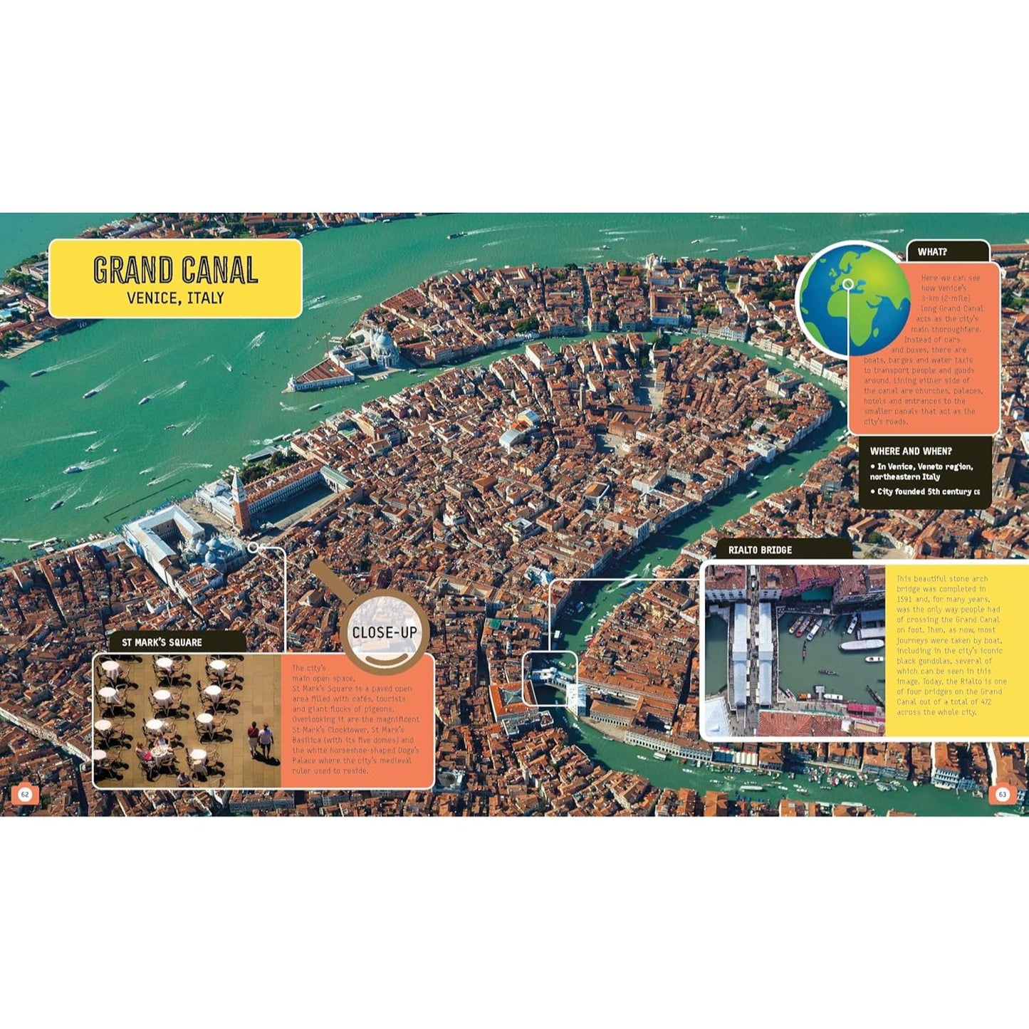 Lonely Planet Kids The World from Above - Get a Bird's-Eye View of the Planet | Hardcover | Children's Book on Exploration & Travel