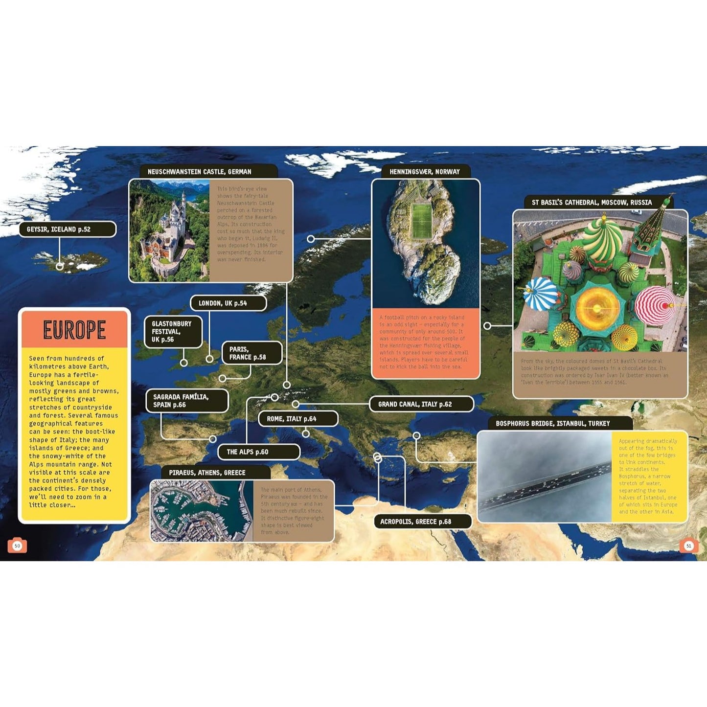 Lonely Planet Kids The World from Above - Get a Bird's-Eye View of the Planet | Hardcover | Children's Book on Exploration & Travel