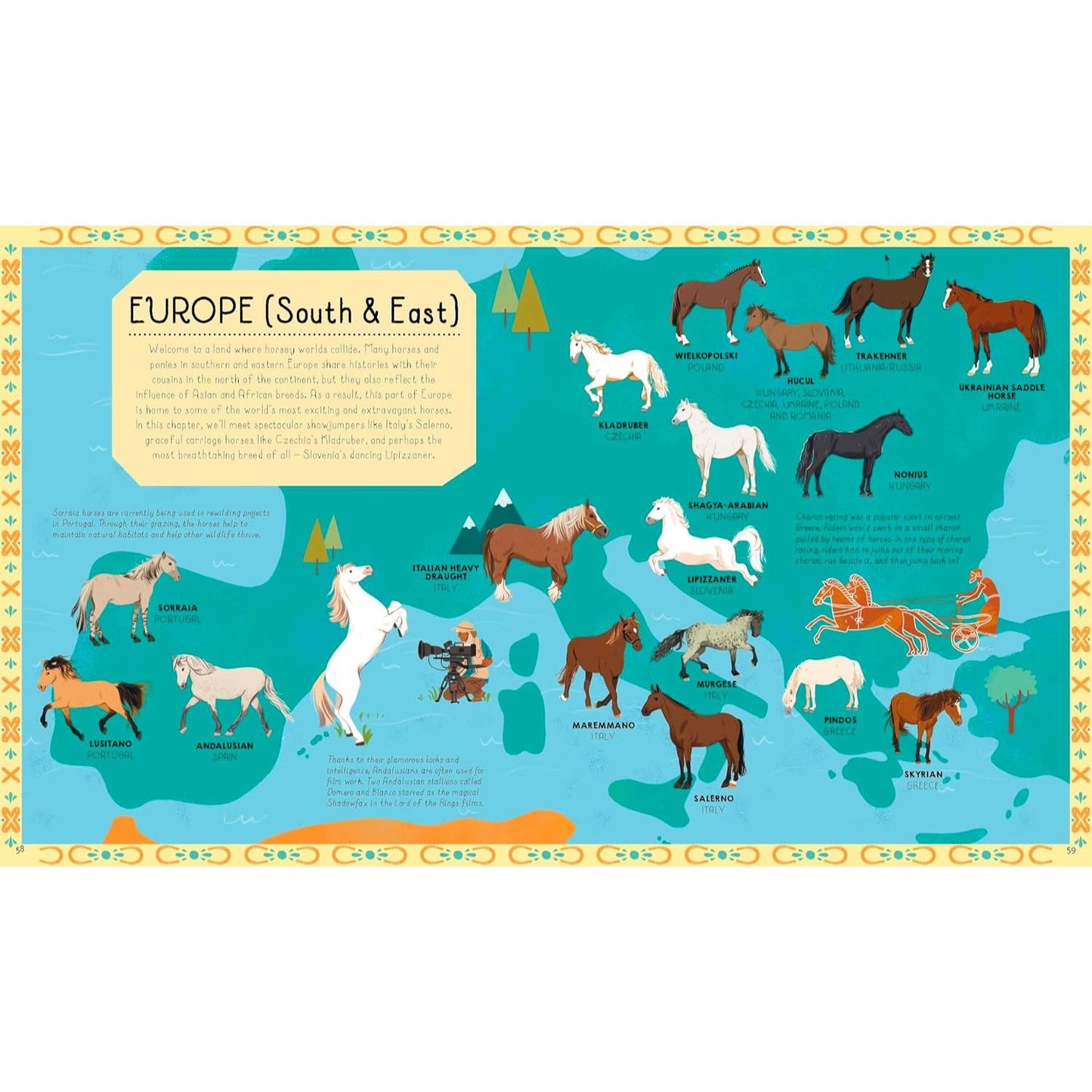 Lonely Planet Kids Atlas of Horses and Ponies | Hardcover | Children's Book