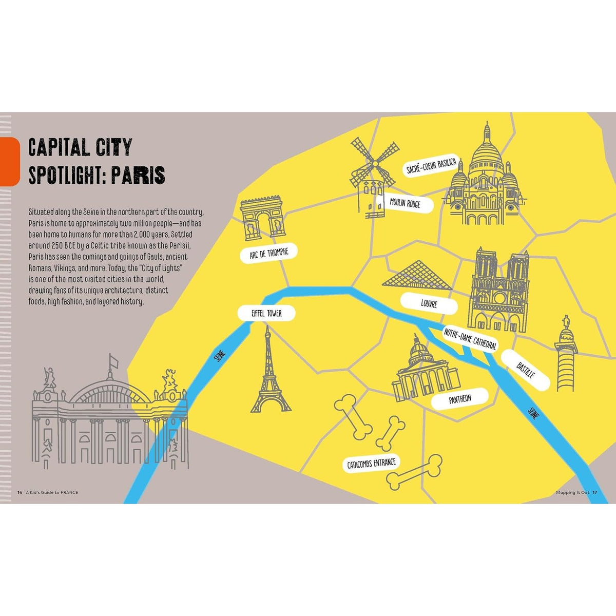 Sample pages (6) from 'Lonely Planet Kids A Kid's Guide to France' by Paige Towler - children's paperback