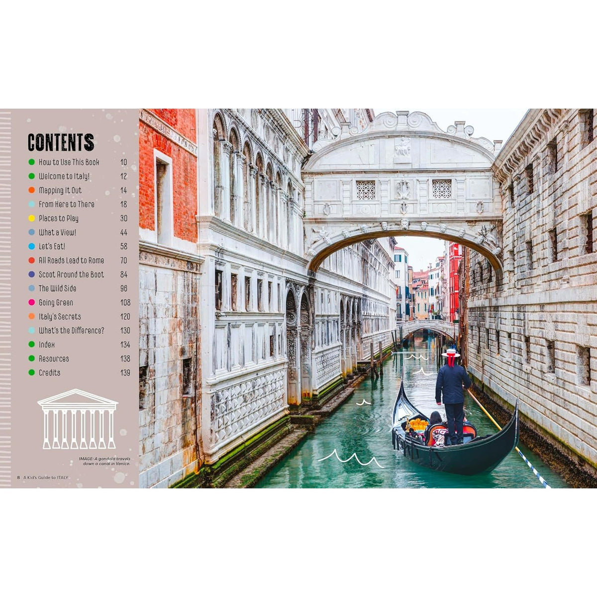Sample pages (10) from 'Lonely Planet Kids A Kid's Guide to Italy' by Alexa Ward - children's paperback