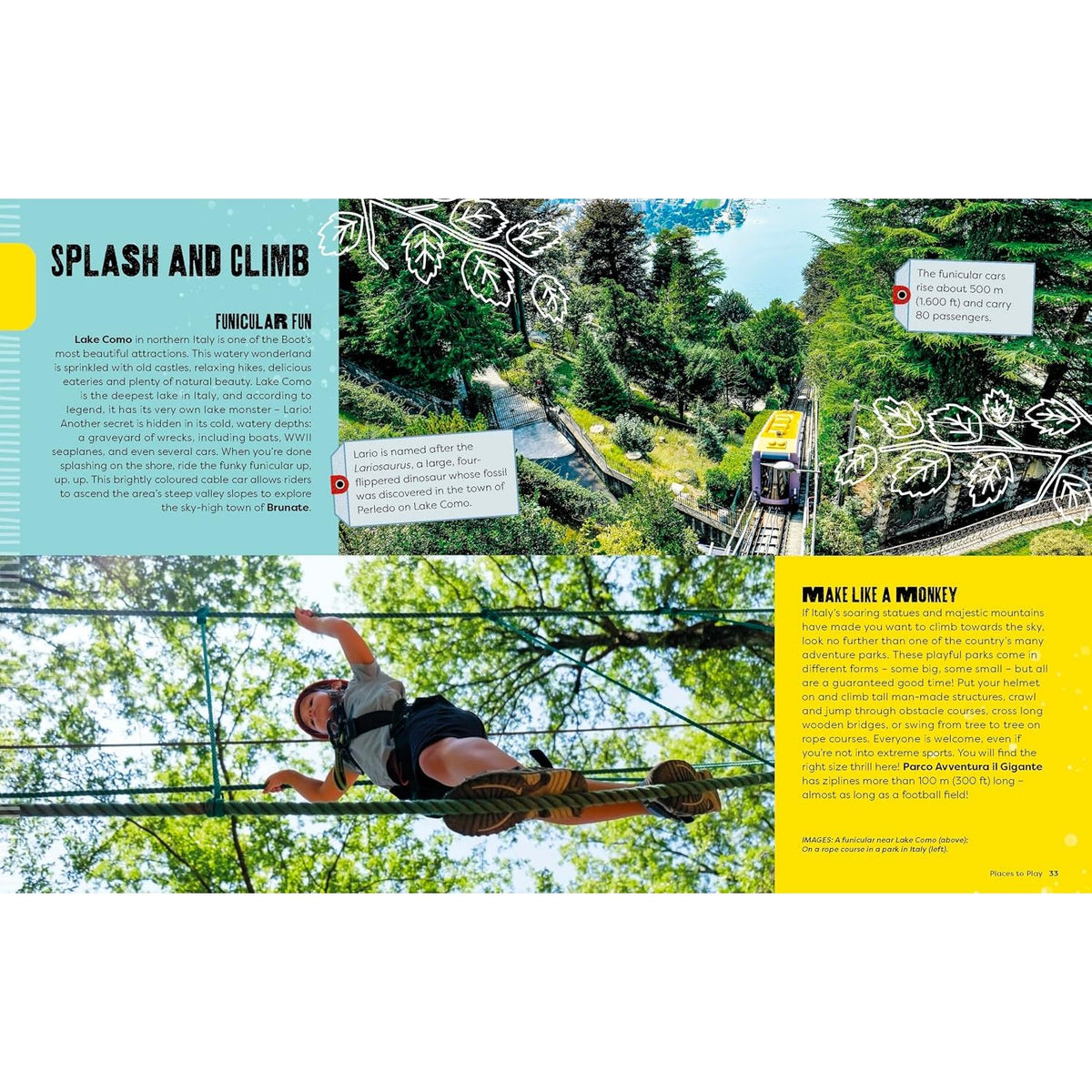 Sample pages (4) from 'Lonely Planet Kids A Kid's Guide to Italy' by Alexa Ward - children's paperback