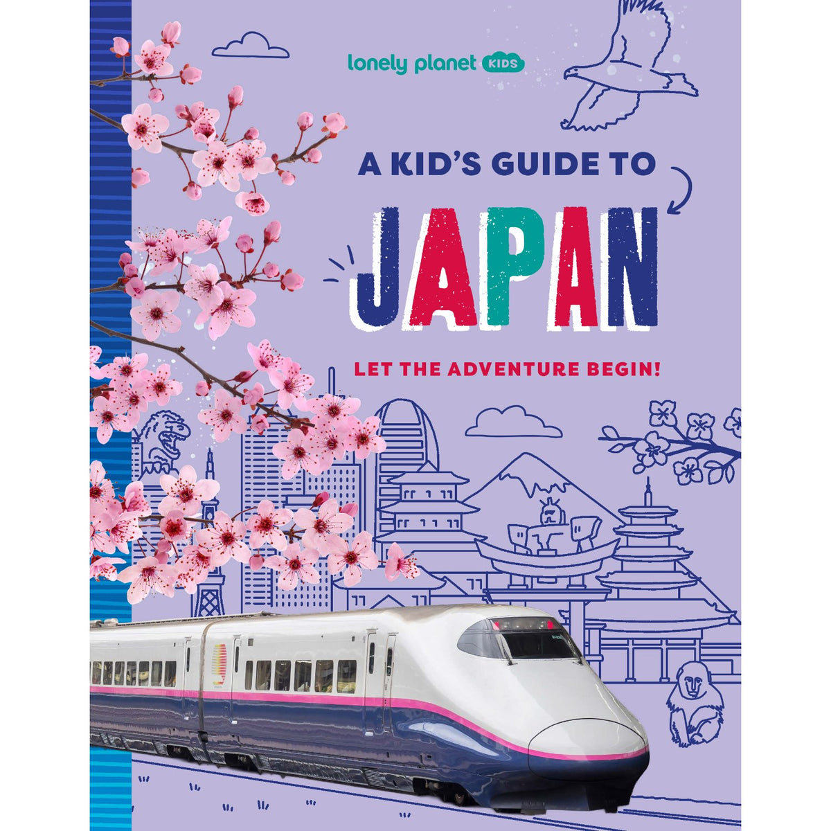 Children's paperback cover: 'Lonely Planet Kids A Kid's Guide to Japan' by Anna Brett