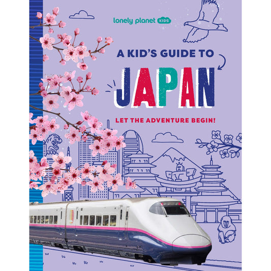 Children's paperback cover: 'Lonely Planet Kids A Kid's Guide to Japan' by Anna Brett