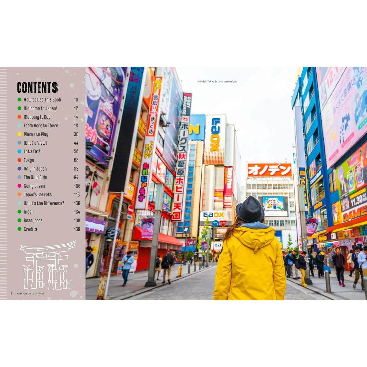 Sample pages (10) from 'Lonely Planet Kids A Kid's Guide to Japan' by Anna Brett - children's paperback