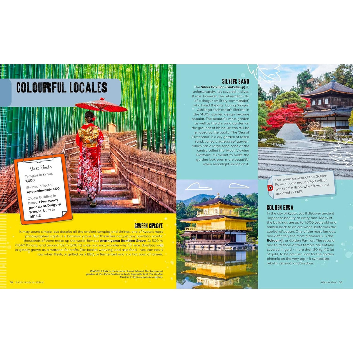 Sample pages (4) from 'Lonely Planet Kids A Kid's Guide to Japan' by Anna Brett - children's paperback