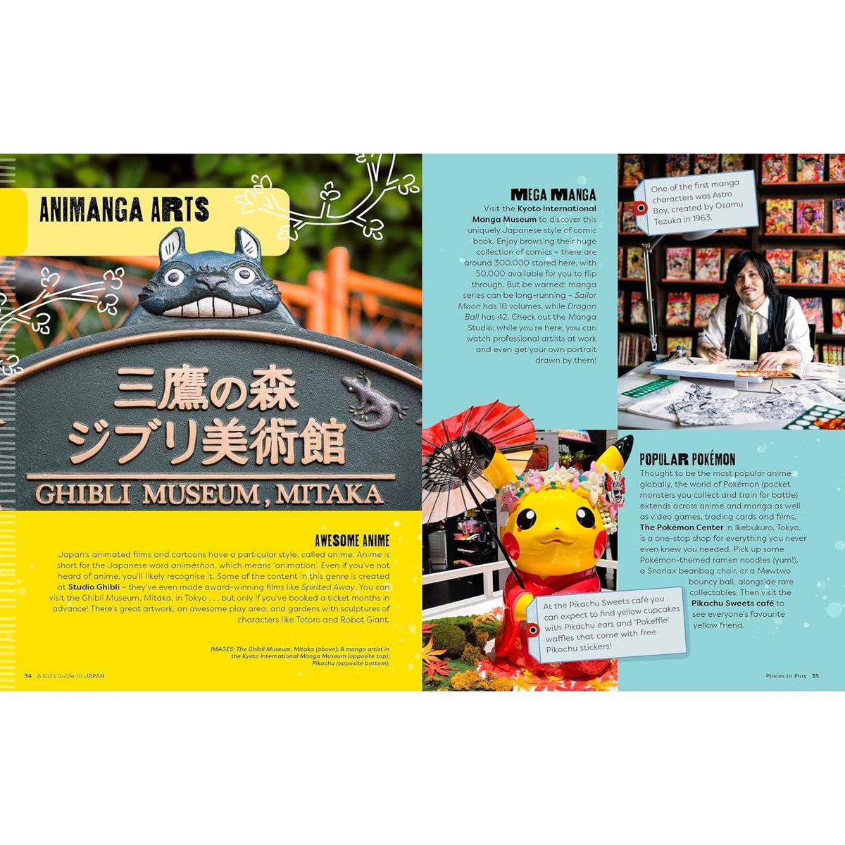 Sample pages (5) from 'Lonely Planet Kids A Kid's Guide to Japan' by Anna Brett - children's paperback