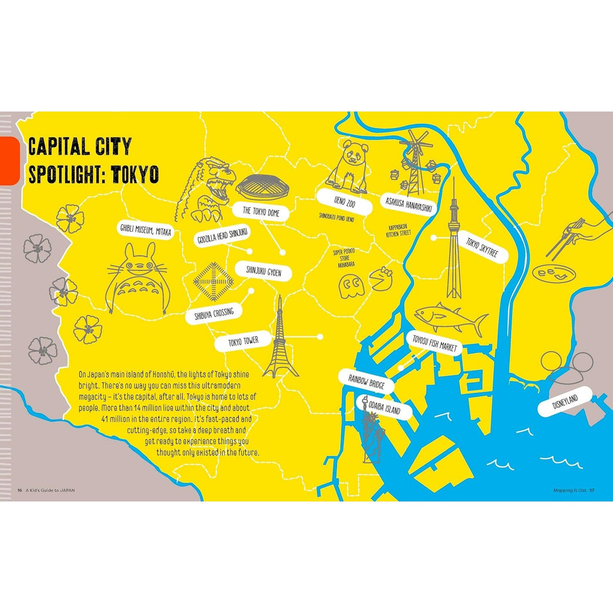 Sample pages (8) from 'Lonely Planet Kids A Kid's Guide to Japan' by Anna Brett - children's paperback