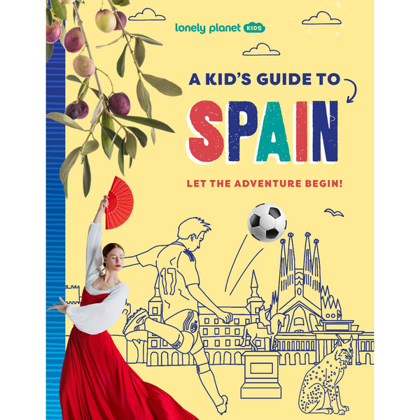 Children's paperback cover: 'Lonely Planet Kids A Kid's Guide to Spain' by Alexa Ward
