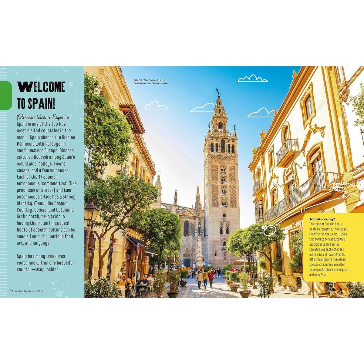 Sample pages (8) from 'Lonely Planet Kids A Kid's Guide to Spain' by Alexa Ward - children's paperback