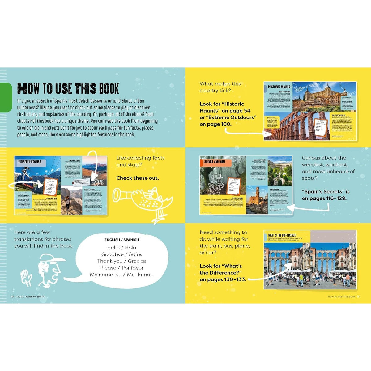 Sample pages (9) from 'Lonely Planet Kids A Kid's Guide to Spain' by Alexa Ward - children's paperback