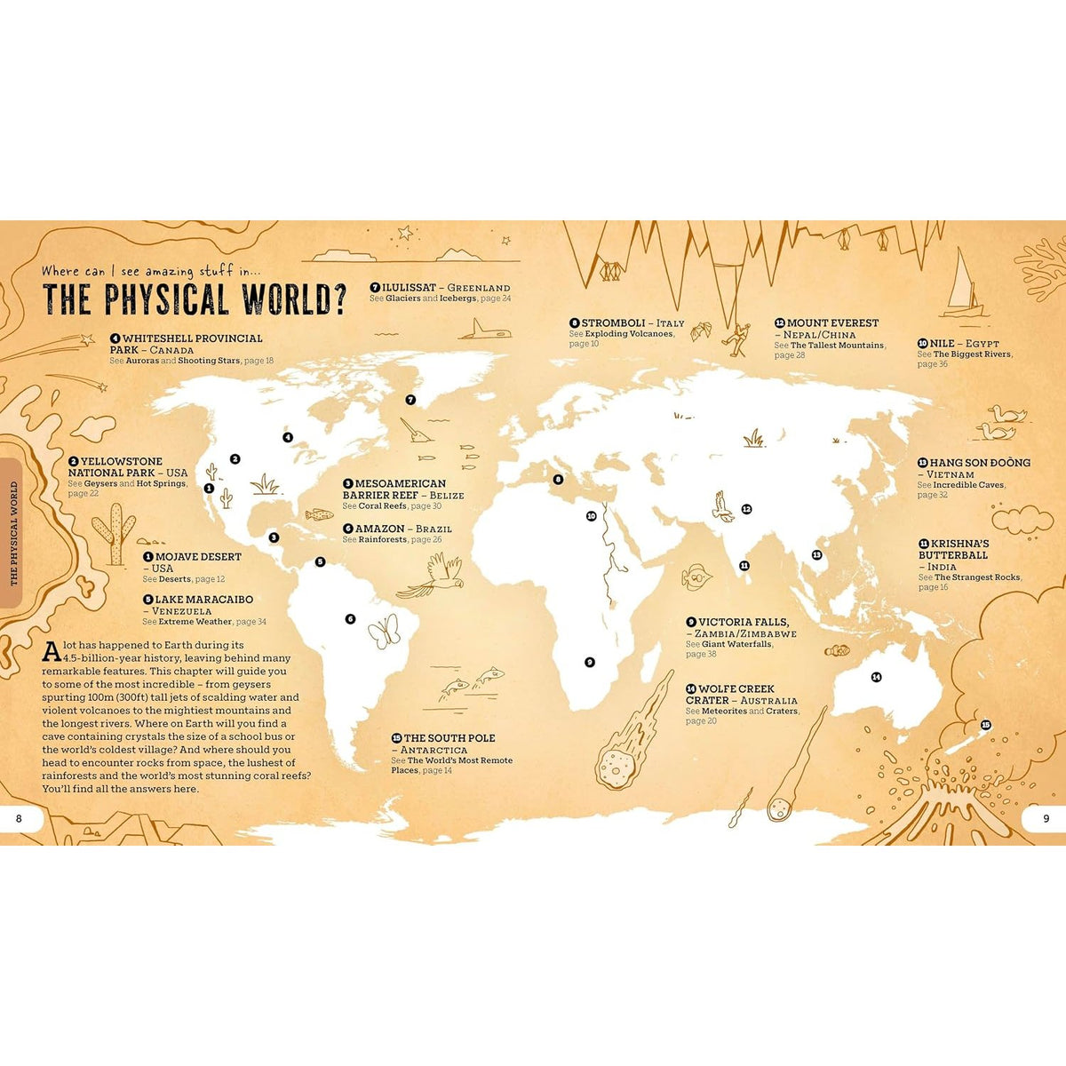 Sample pages (8) from 'Lonely Planet Kids Where In The World Can I…' by Clive Gifford and Beth Walrond - children's hardcover