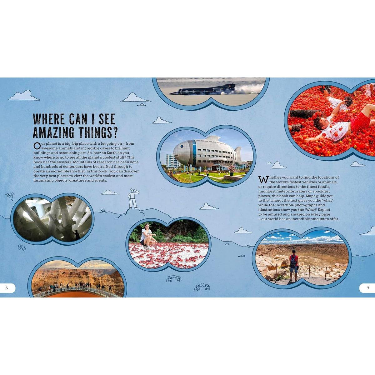 Sample pages (9) from 'Lonely Planet Kids Where In The World Can I…' by Clive Gifford and Beth Walrond - children's hardcover