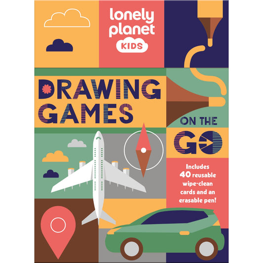 Lonely Planet Kids Drawing Games on the Go | Card Game