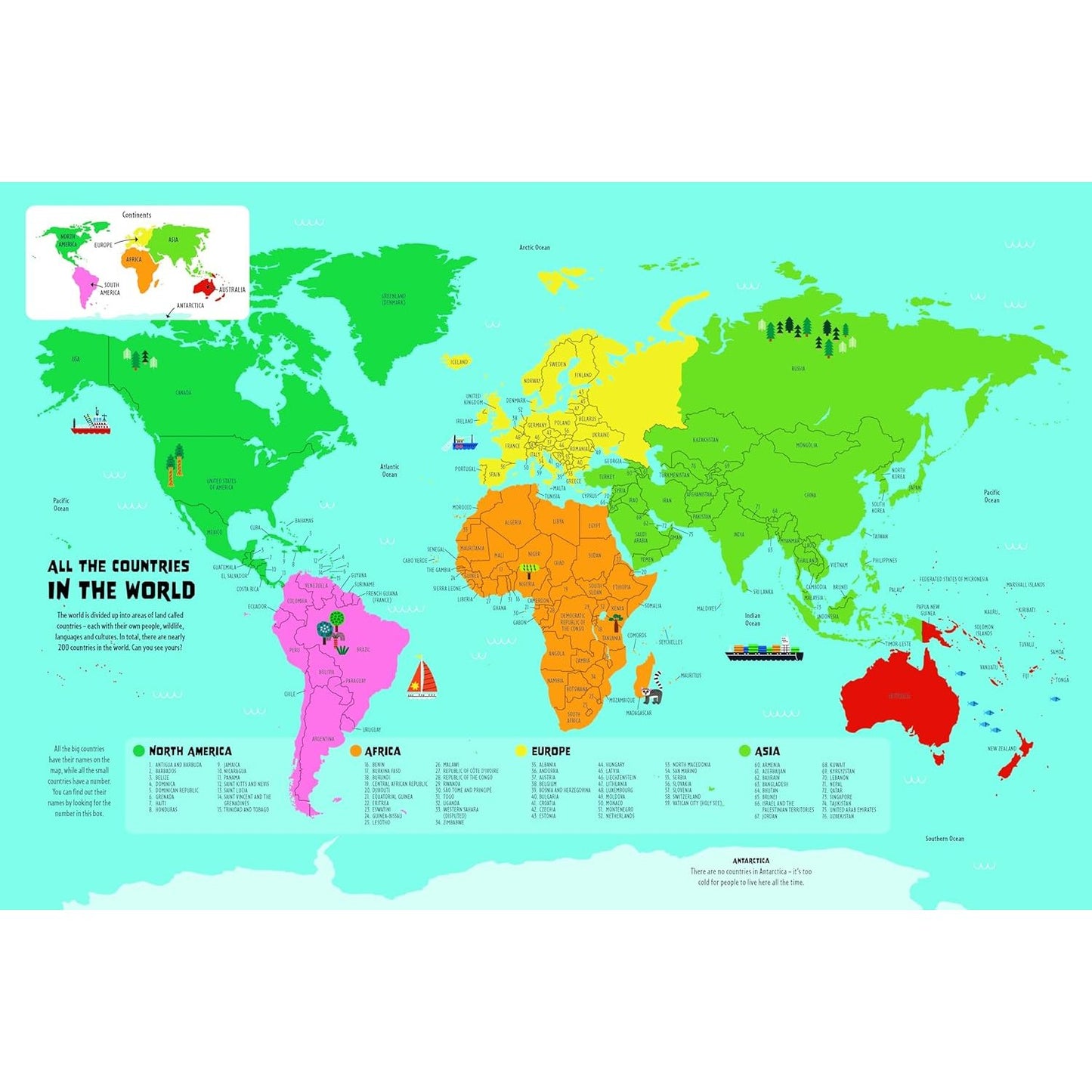 Lonely Planet Kids My First Lift-the-Flap World Atlas | Board Book | Children's Book