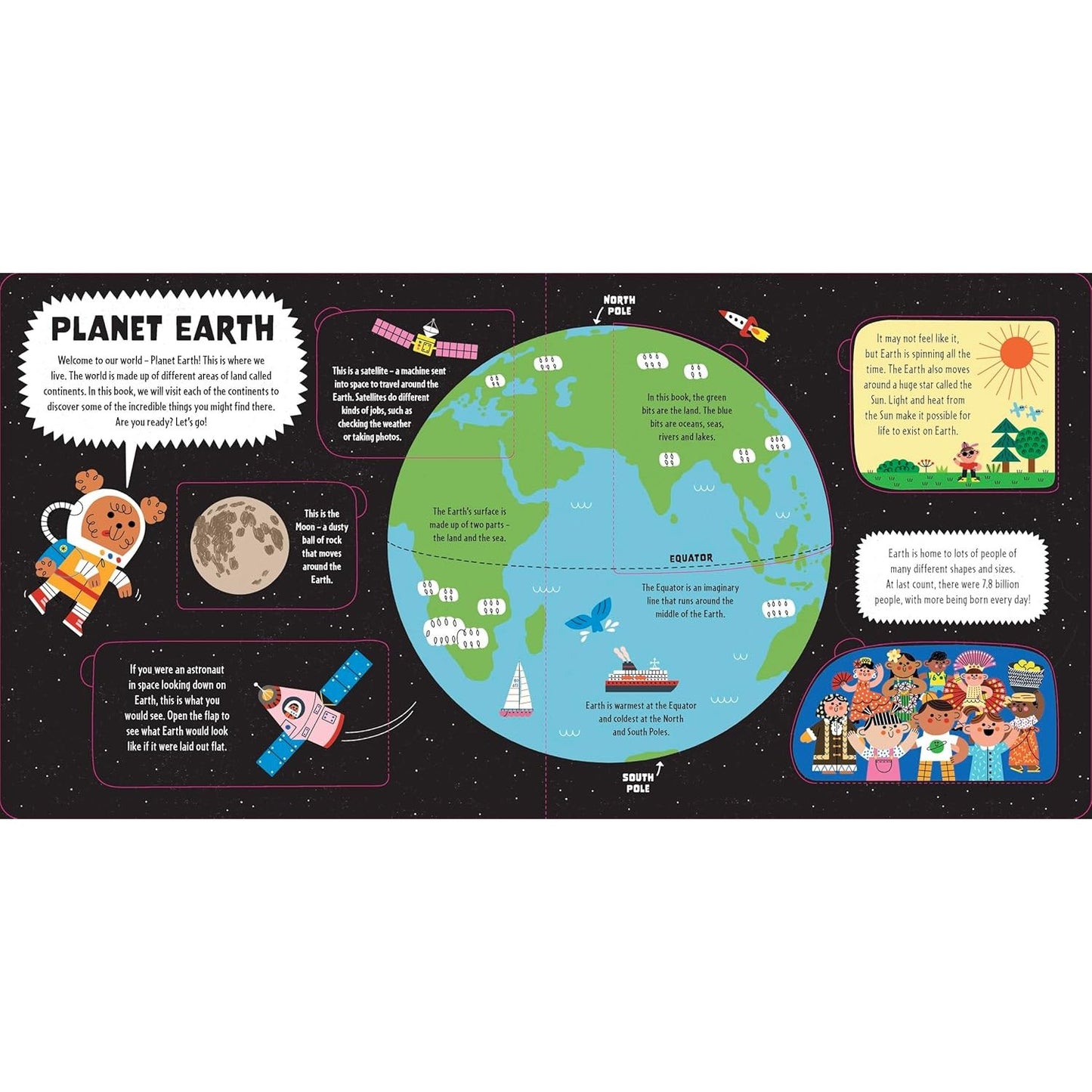 Lonely Planet Kids My First Lift-the-Flap World Atlas | Board Book | Children's Book