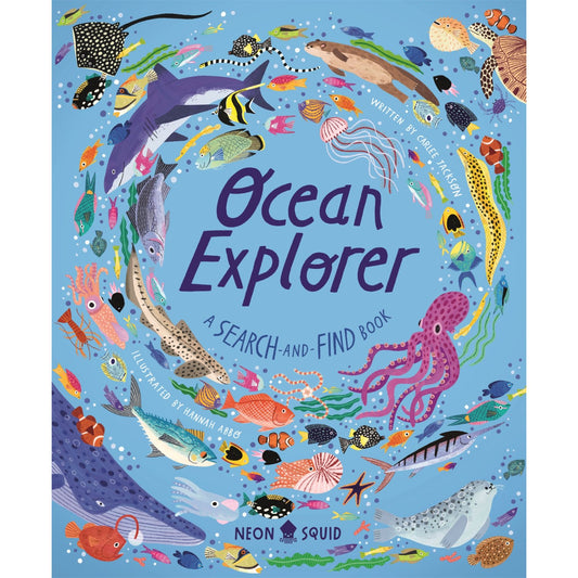 Ocean Explorer - A Search-and-Find Book | Hardcover | Children's Book on Ocean Animals