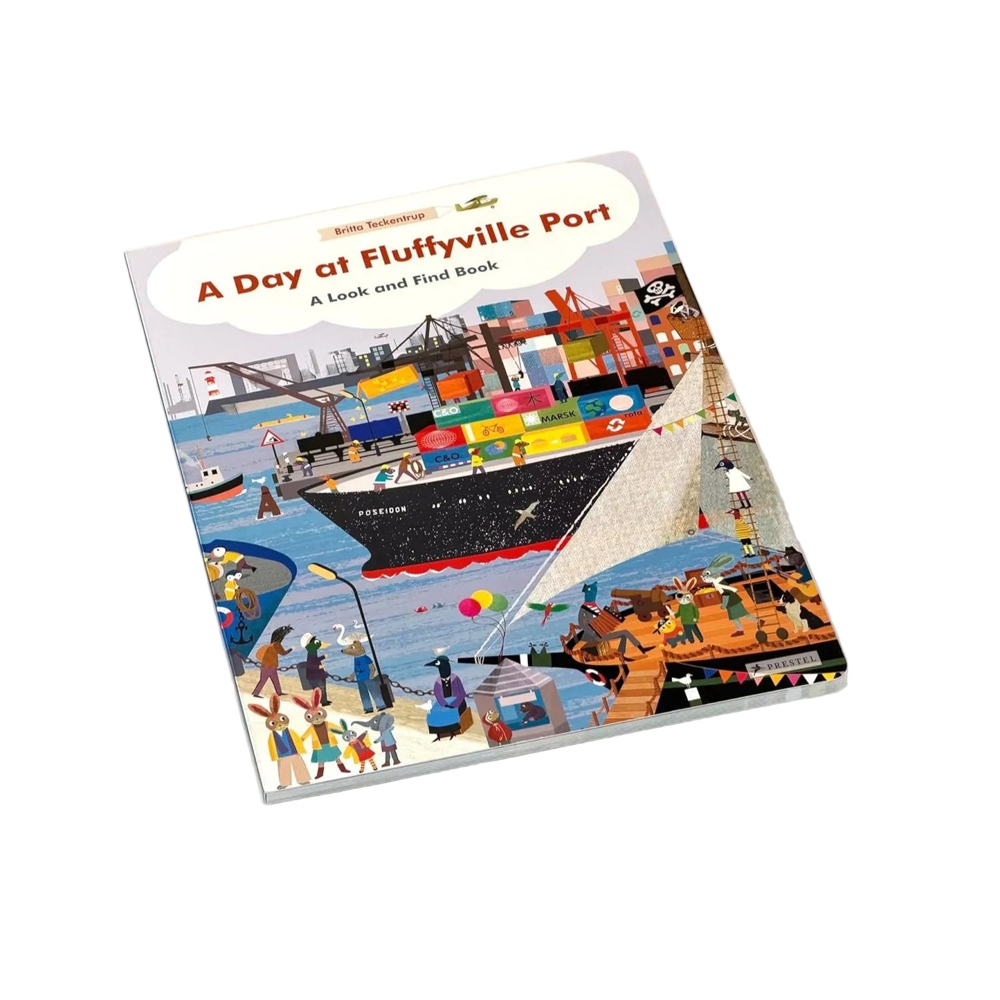 Day at Fluffyville Port - A Look and Find Book | Board Book | Children’s Activity Book