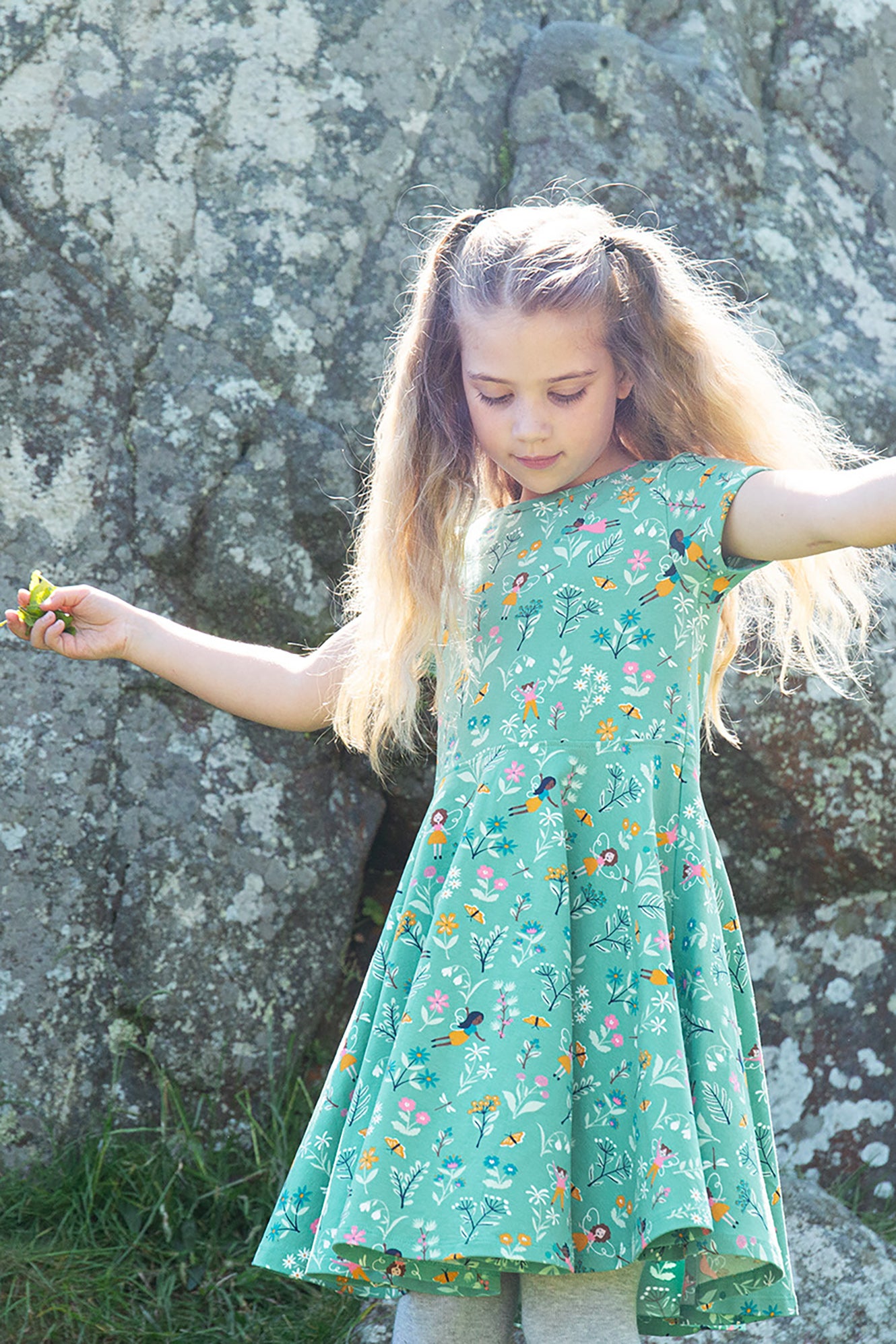Forest Fairies | Skater Dress | Short Sleeve Dress | GOTS Organic Cotton