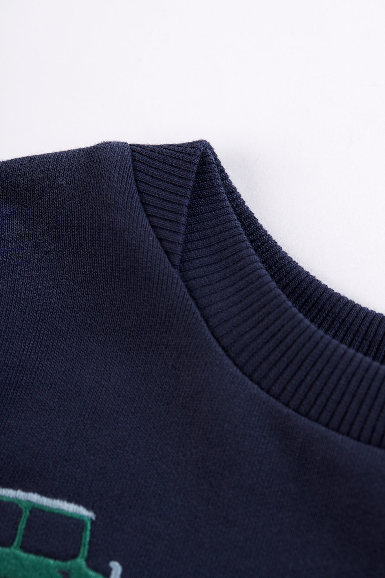 Indigo - Tractors | Switch Easy On Jumper | Long Sleeve Top | GOTS Organic Cotton