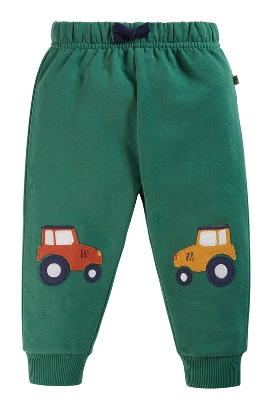 Holly Green / Tractors | Switch Character Crawlers | Baby & Toddler Bottoms | GOTS Organic Cotton