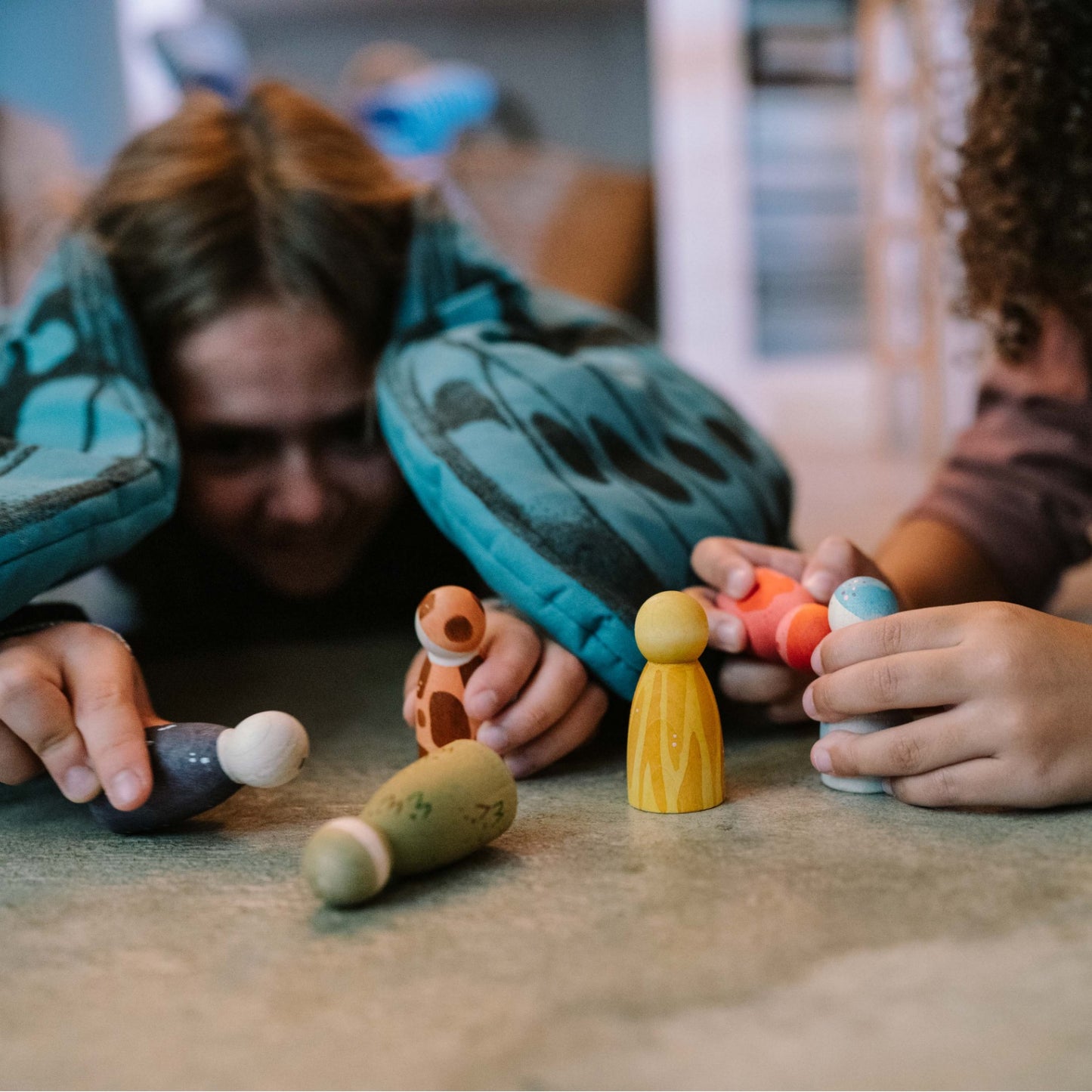The Animal Crew | Wooden Toys for Kids | Open-Ended Play Set