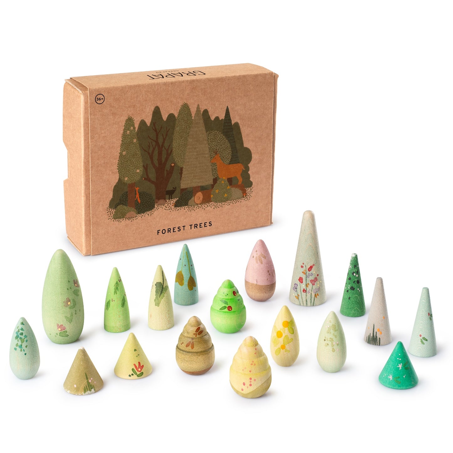 Forest Tree | Small World Playset | Wooden Toys for Kids | Open-Ended Play