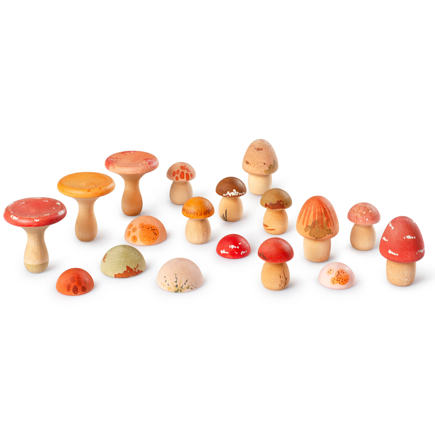 Mushroom Grove | Small World Playset | Wooden Toys for Kids | Open-Ended Play