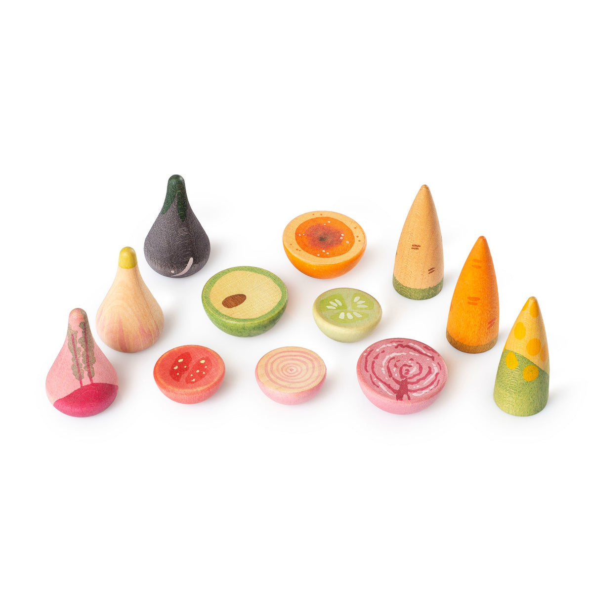 Veggies | Wooden Pretend Play Toy for Kids | Open-Ended Play