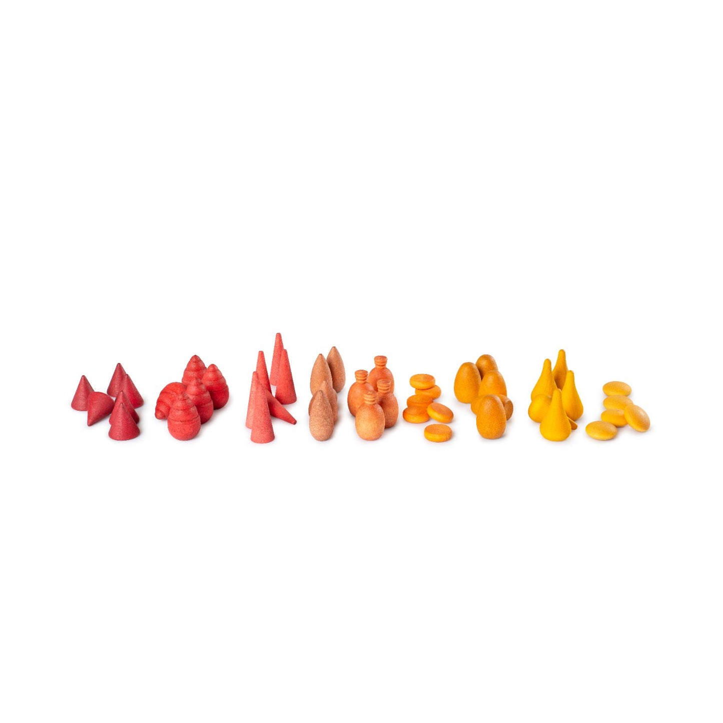 Mandala Warm Mix | 81 Pieces | Wooden Toys for Kids | Open-Ended Play