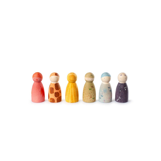 The Animal Crew | Wooden Toys for Kids | Open-Ended Play Set