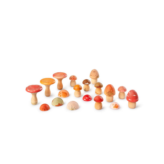 Mushroom Grove | Small World Playset | Wooden Toys for Kids | Open-Ended Play