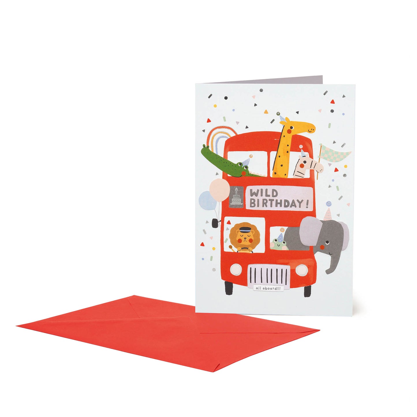 Birthday Bus | Kids Birthday Card with Envelope