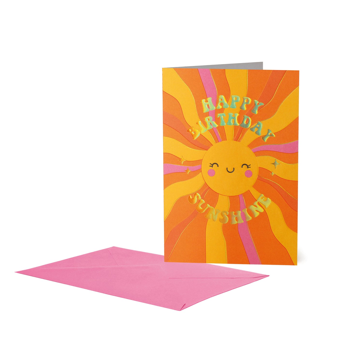 Happy Birthday Sunshine | Kids Birthday Card with Envelope