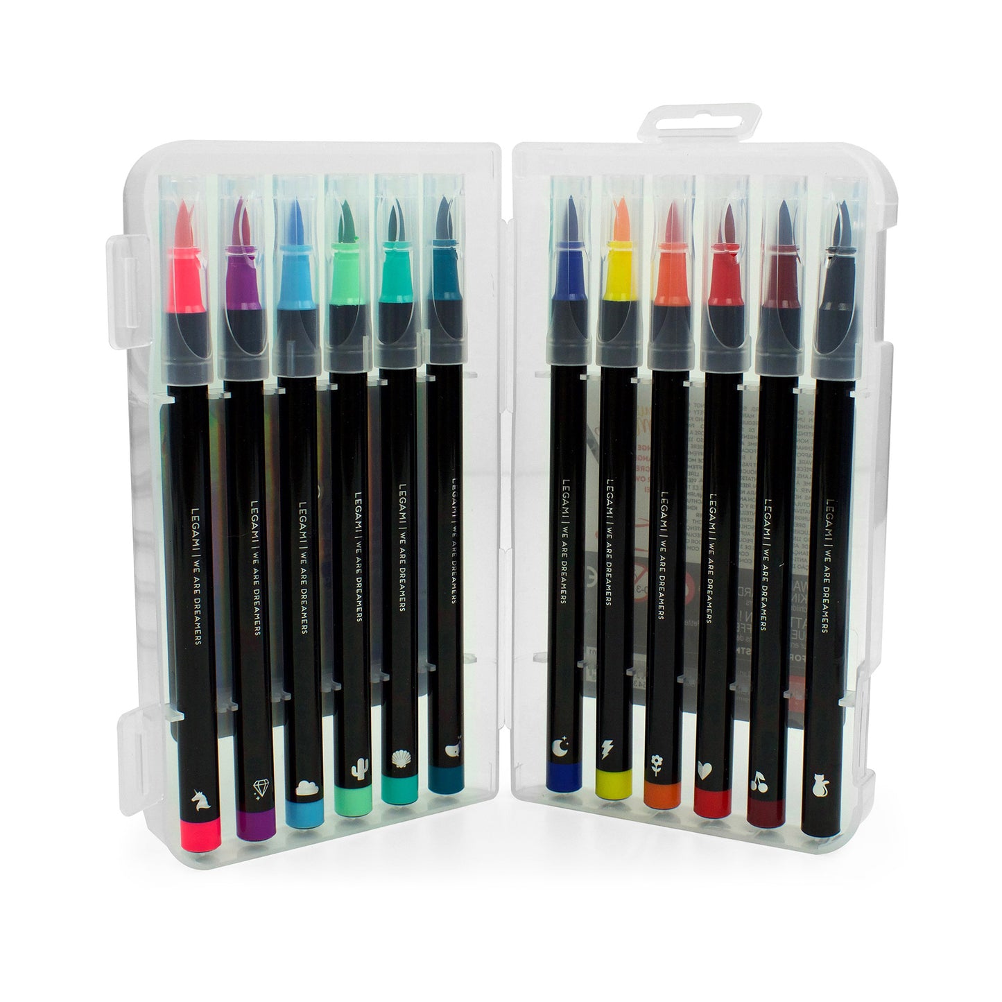 Bright Colours | Set of 12 Brush Markers | Marker Set