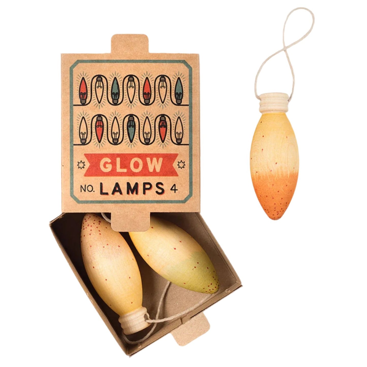 Glow Lamps | Grapat Ornaments No. 4 | Wooden Home & Seasonal Decorations