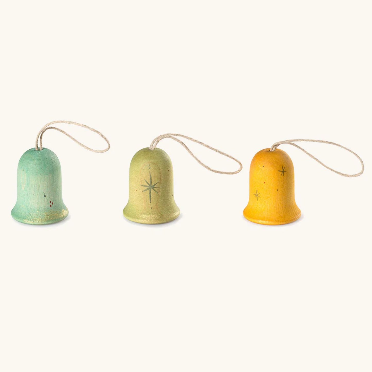 Jingle Joy Bells | Grapat Ornaments No. 3 | Wooden Home & Seasonal Decorations