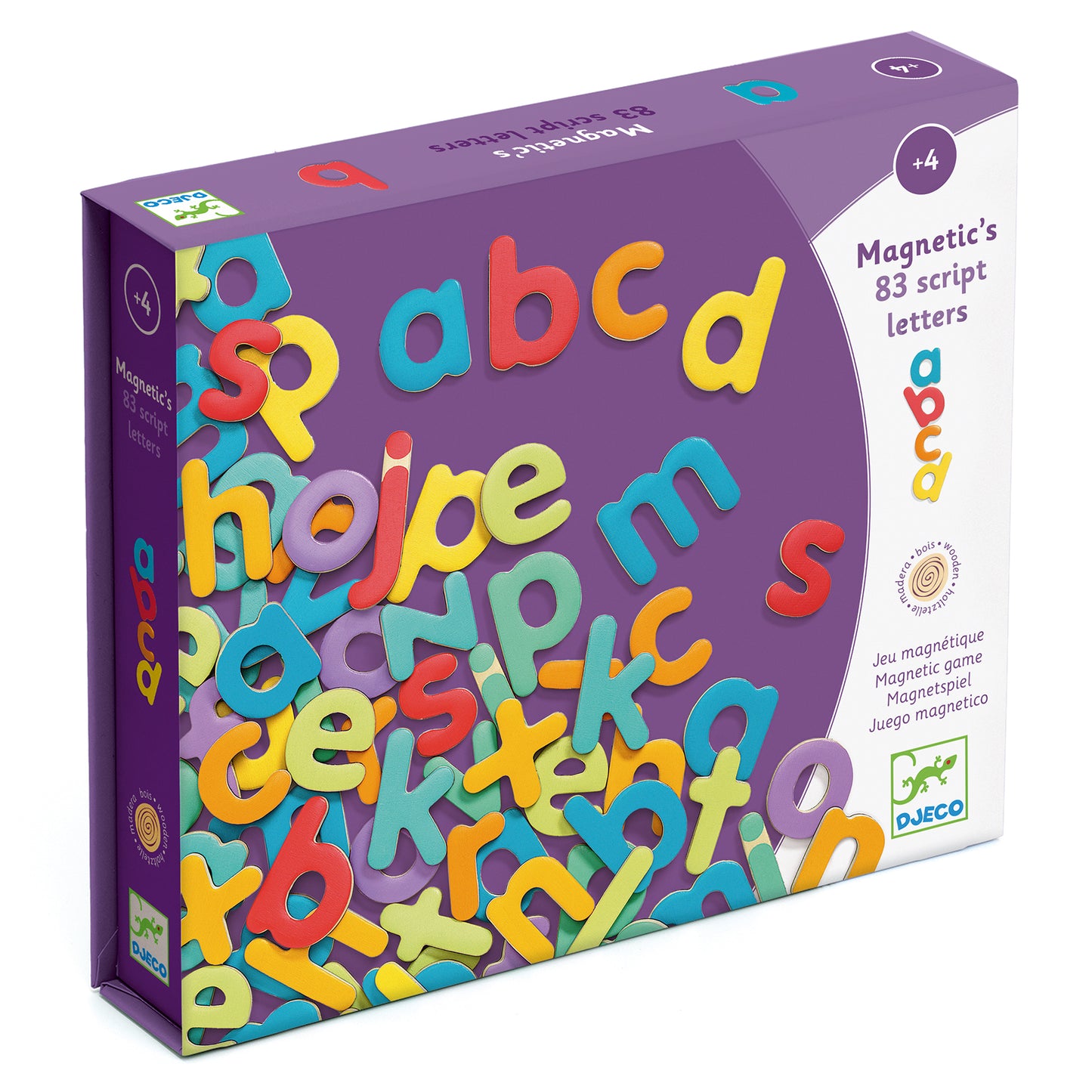 83 Lowercase Letters | Wooden Magnets | Educational Toys For Kids